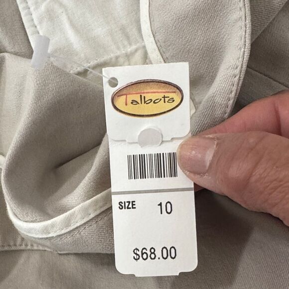 Talbots Women’s Classic Tan Pants Size 10 NWT - Picture 7 of 8